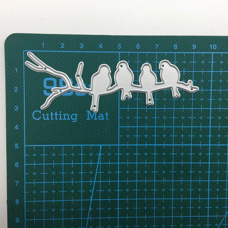 

4pcs Bird Tree Branch Metal cutting Dies Stencils New 2021 Scrapbooking Paper Card Making Embossing Punch Photo Album Template