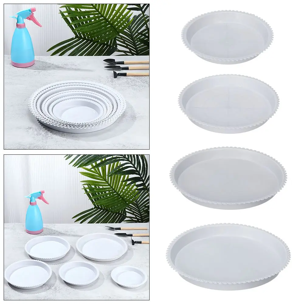 3 шт. круглые пластиковые подносы для растений | Дом и сад