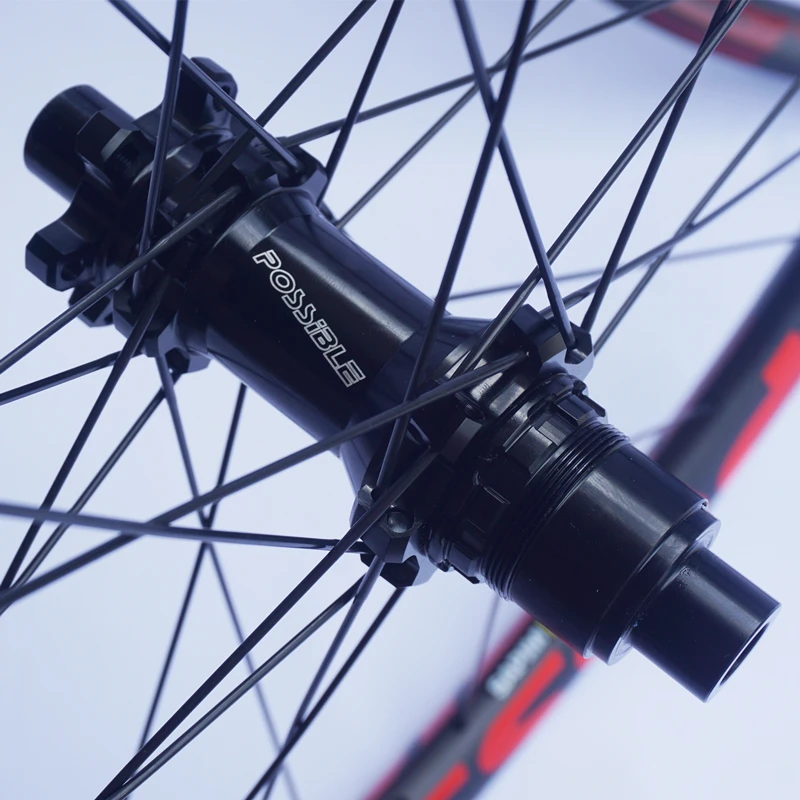 Карбоновая колесная пара для горного велосипеда 28*25 мм 298 г|Велосипедное колесо| |