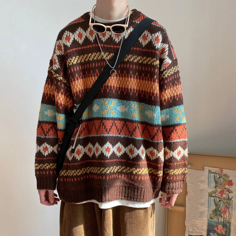 

BiggOrange Sweater Women Teens Knitwear All-match Thicker Fall Spring Popular Ladies Pullovers Vintage Chic Ins Harajuku Sweater