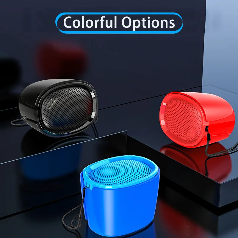 

Mini Wireless Speaker Portable Bluetooth Speaker Hi-Fi Stereo Column Surround Subwoofer Speaker PC FM radio AUX TF USB Speaker
