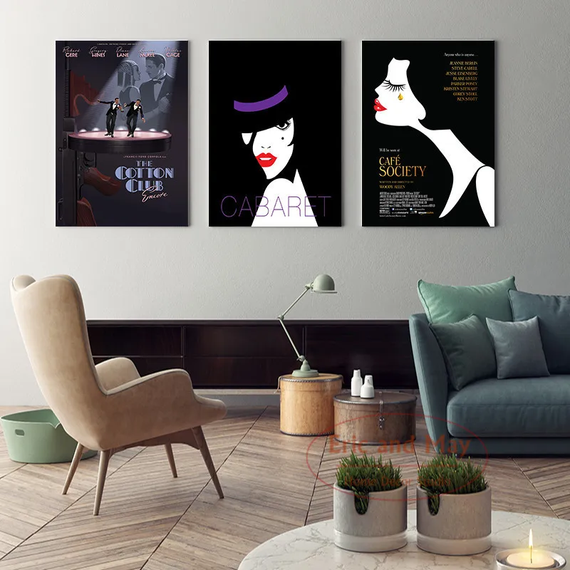 

Cabaret Movie Posters And Prints Canvas Painting Wall Pictures For Living Room Nordic Decoration Home Decor Cuadro Decorativo