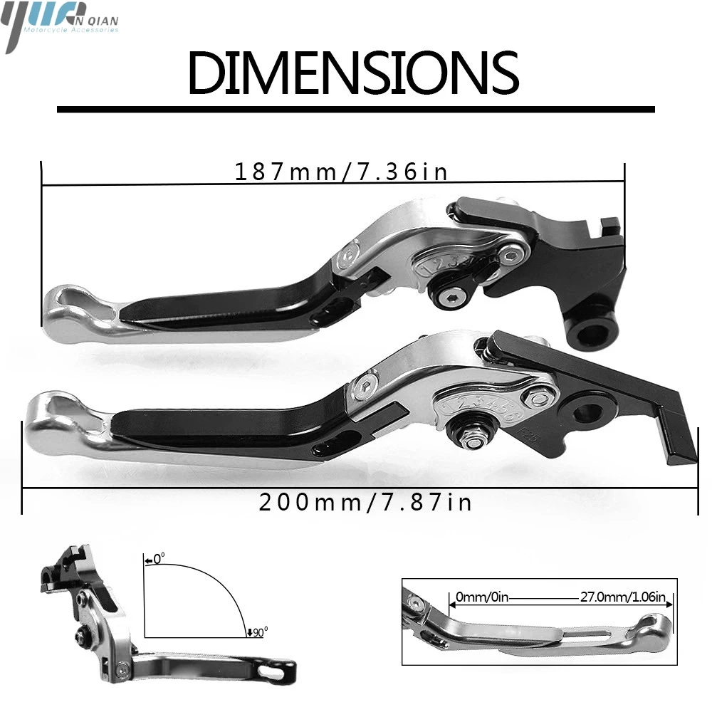 Мотоцикл CNC выдвижная регулируемая складная Тормозная система сцепления рычаги