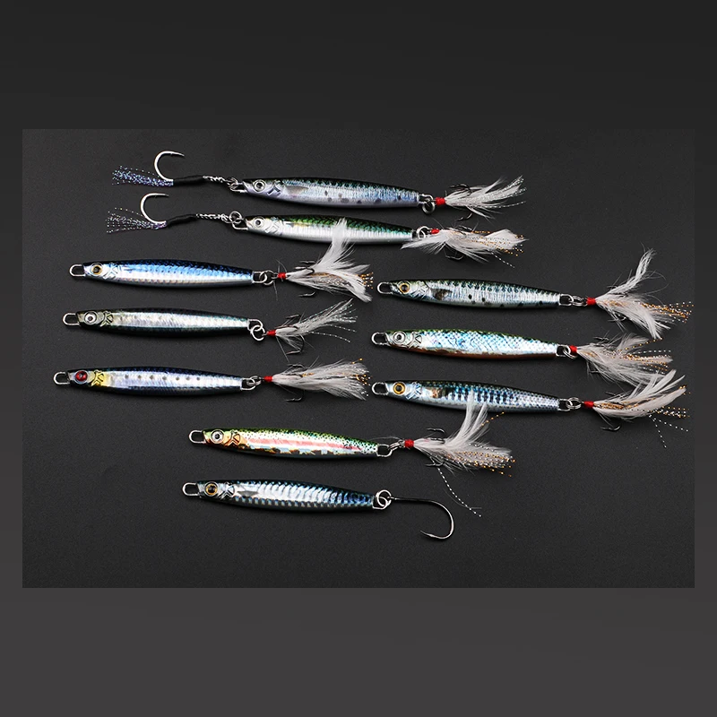 CRAZY LURES MIG FISHING - Рыболовная приманка Jig Fishing Lure 20-60 г, металлические Jig Articulos De Pesca Isca Artificial Fake Fish Lures.