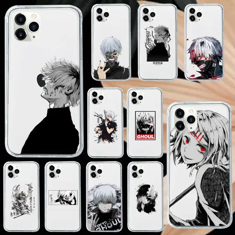 

Tokyo Ghoul Suave anime Phone Case Transparent soft For iphone 5 5s 5c se 6 6s 7 8 11 12 plus mini x xs xr pro max