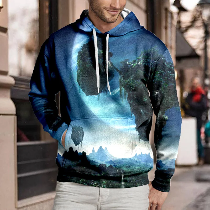 

Мужская толстовка с капюшоном, черная тонкая Классическая Толстовка С 3D-принтом, с поясом, для спорта и отдыха, осень-лето 2021