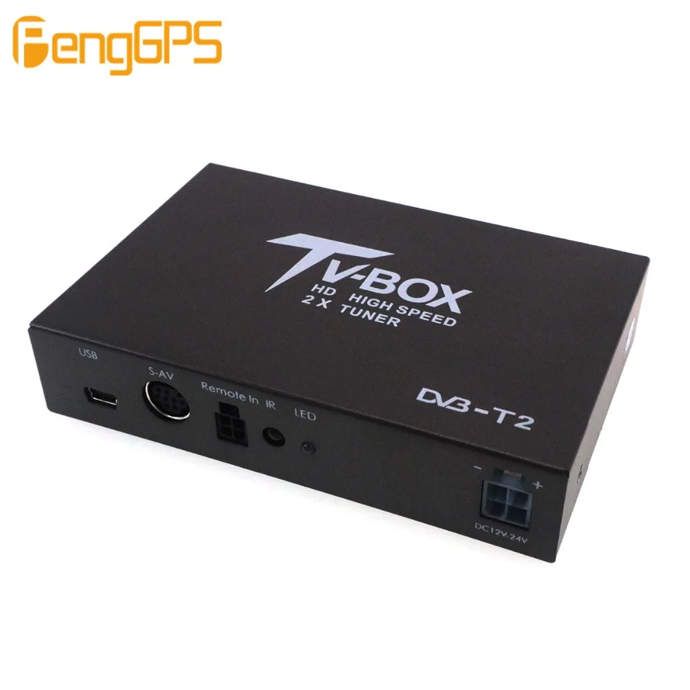 Автомобильный DVB-T2 MPEG-4 H.264 HD 1080P цифровой автомобильный тв-тюнер DVB T2 для Европы Юго-Восточной Азии России