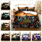 LEAGUE of LEGENDS домашний текстиль Подушка Чехол 3D постельное белье пододеяльники одеяла постельные принадлежности набор постельного белья Home Decor постельные принадлежности