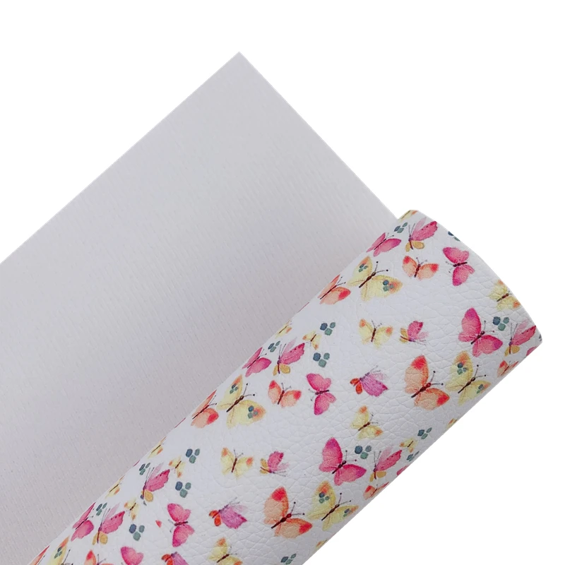 Новая Радужная 30 х2 2 см/A4 розовая цветная Милая бабочка с принтом искусственная