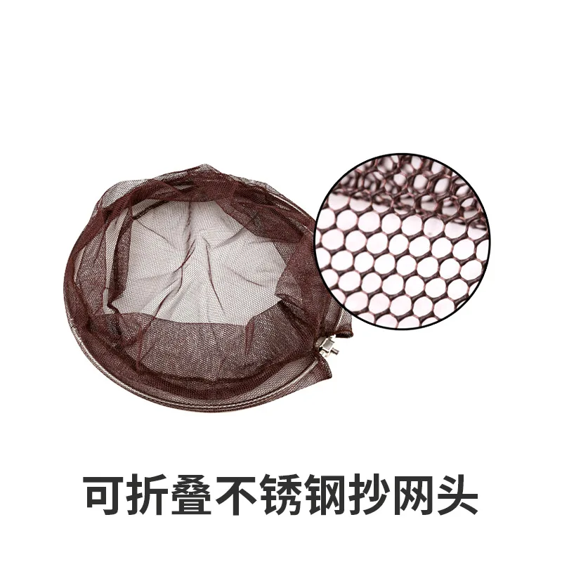 

Short section carbon dip net pole super light hard fishing dip net telescopic positioning net rod fishing fish