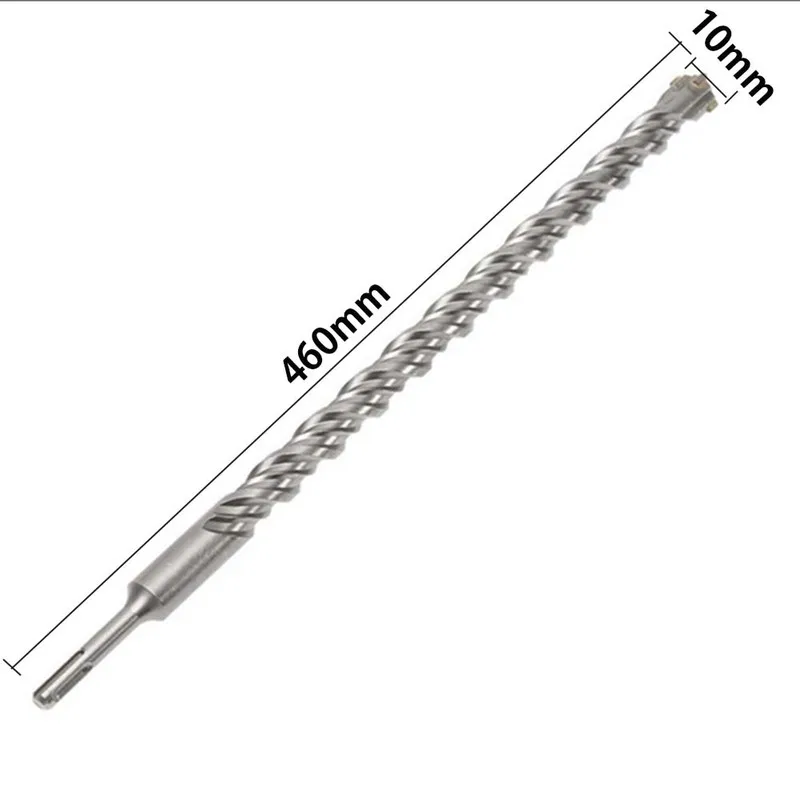 

1pc Crosshead Twin spiral Hammer Drill Bits Twist Electric Hammer Round Shank Drill Bit Electric Drills Drilling Machines Tools