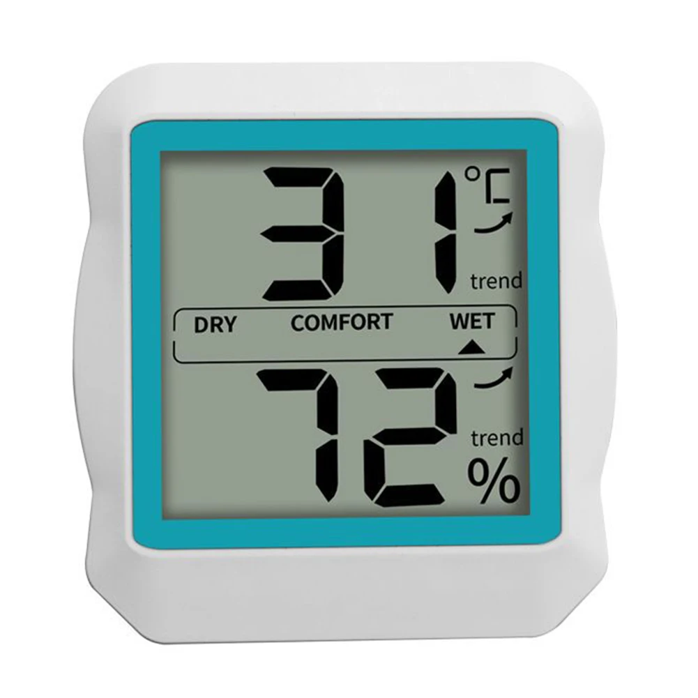 

Портативный электронный термометр-гигрометр с цифровым дисплеем