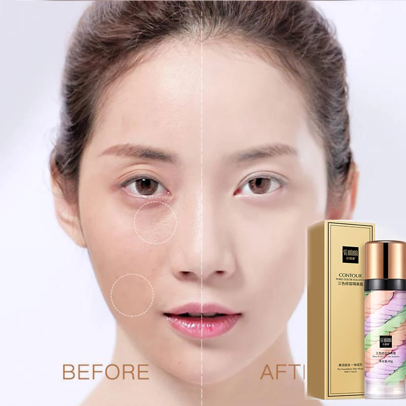 Трехцветный смешанный изоляционный лосьон заполняющий поры Осветляющий