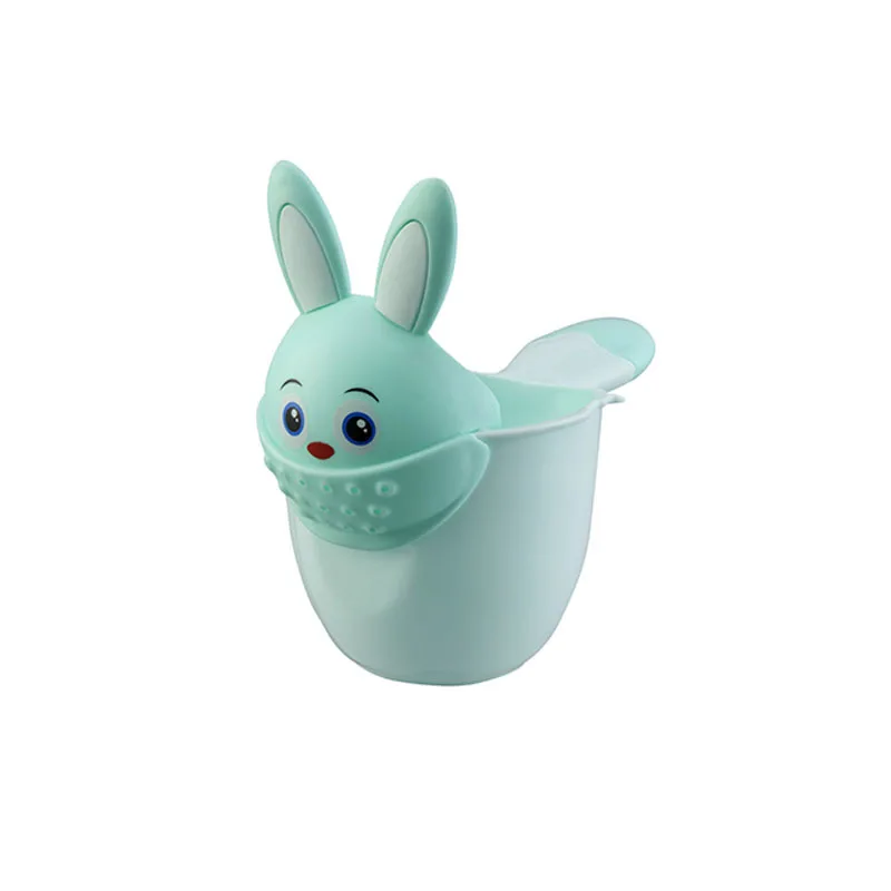 

Newborn Baby Bath Shower Waterfall Rinser Shampoo Cup Washing Head Watering Bottle Cute Rabbit Shaped Todder Kids Rinse Gift
