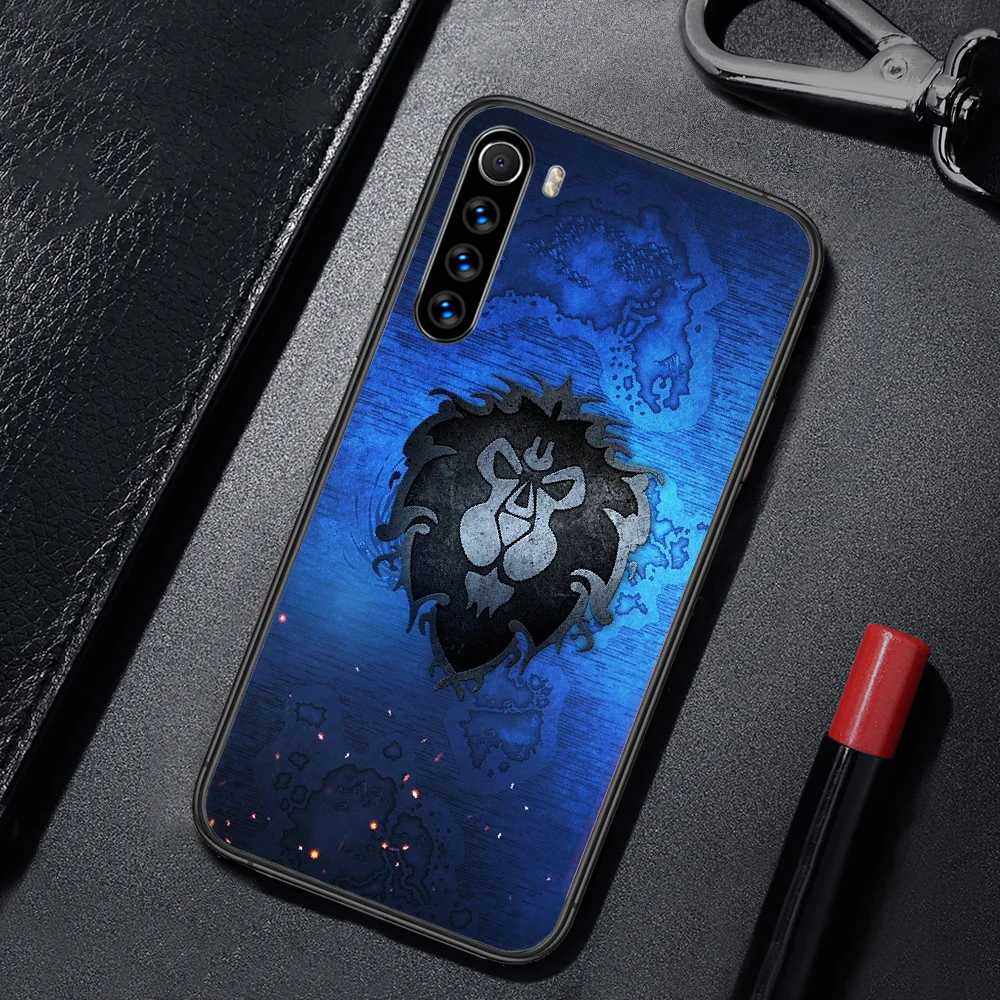 

World of Warcraft WOW Game Phone Case Cover For XIAOMI Redmi Note 3 4 4X 5 6 7 8 9 Pro T S Max black Back Pretty Shell Soft