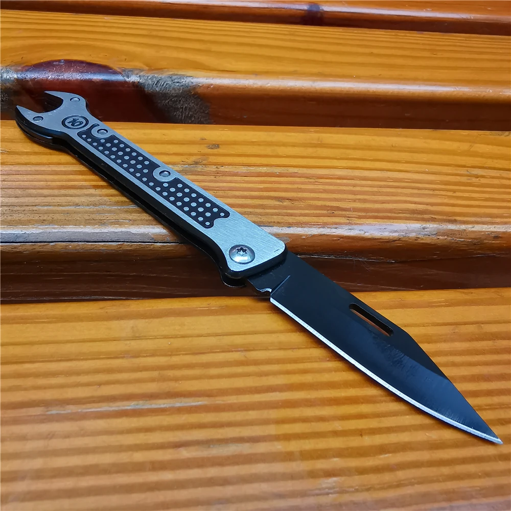 Лучший Складной нож 8cr15mov уличный инструмент с стальной ручкой для рыбалки ножи