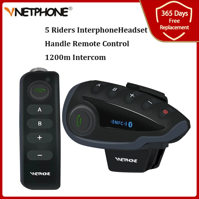 Bluetooth гарнитура Vnetphone V8 для мотоциклетного шлема 1200 м|motorcycle helmet intercom|bluetooth motorcycle