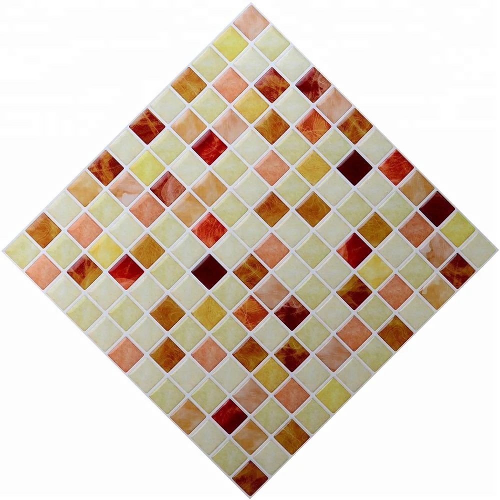 DIY виниловые 3D мозаичные Наклейки на стены для кухни ванной и дома самоклеющиеся