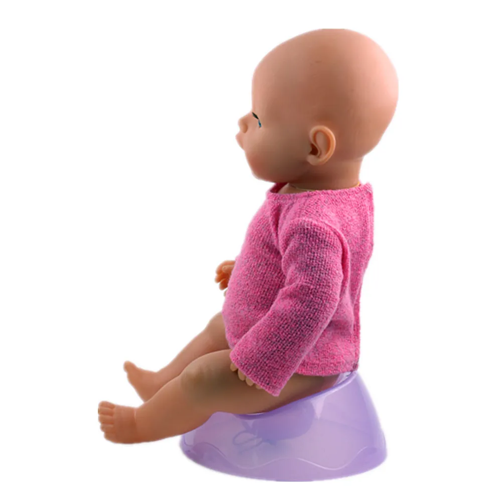 Кукольный Топ свитер ручной работы однотонная паста для 18-дюймовых американских