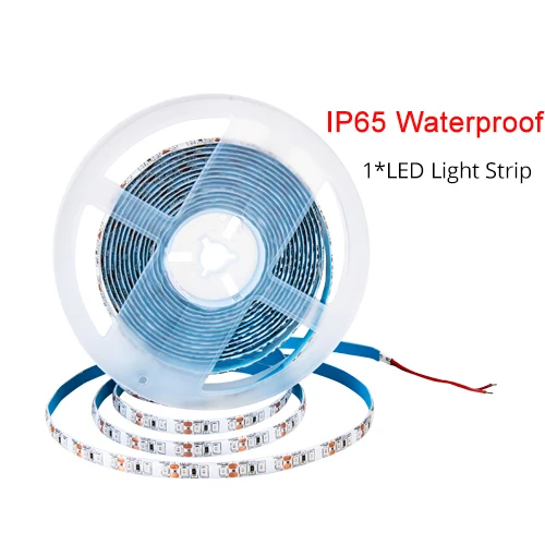 IP65 Only LED Strip EeeToo, Светодиодная лента, водонепроницаемая, DC 12 В, светодиодный, Ночной светильник, гибкая лента fita Lampka, Nocna strip, Ночной светильник, штепсельная вилка, лампа для ЕС и США - Испускаемый цвет: IP65 Only LED Strip