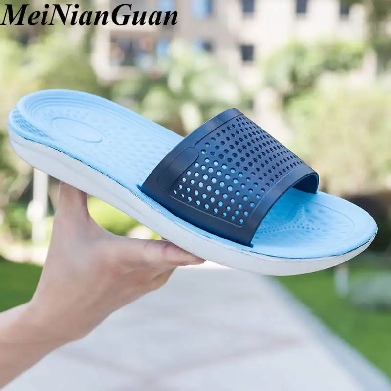 Flip Flops Man Flip Flops Platform Slippers For Home Man Women's Summer Sandals Beach Slippers House Shoes Mesh Flats Trendy