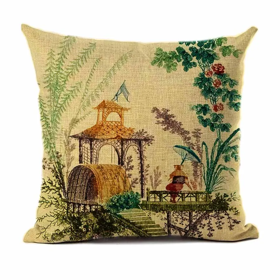 Страна Стиль жизни для диванных подушек наволочки Pastrol декорации принт кровать