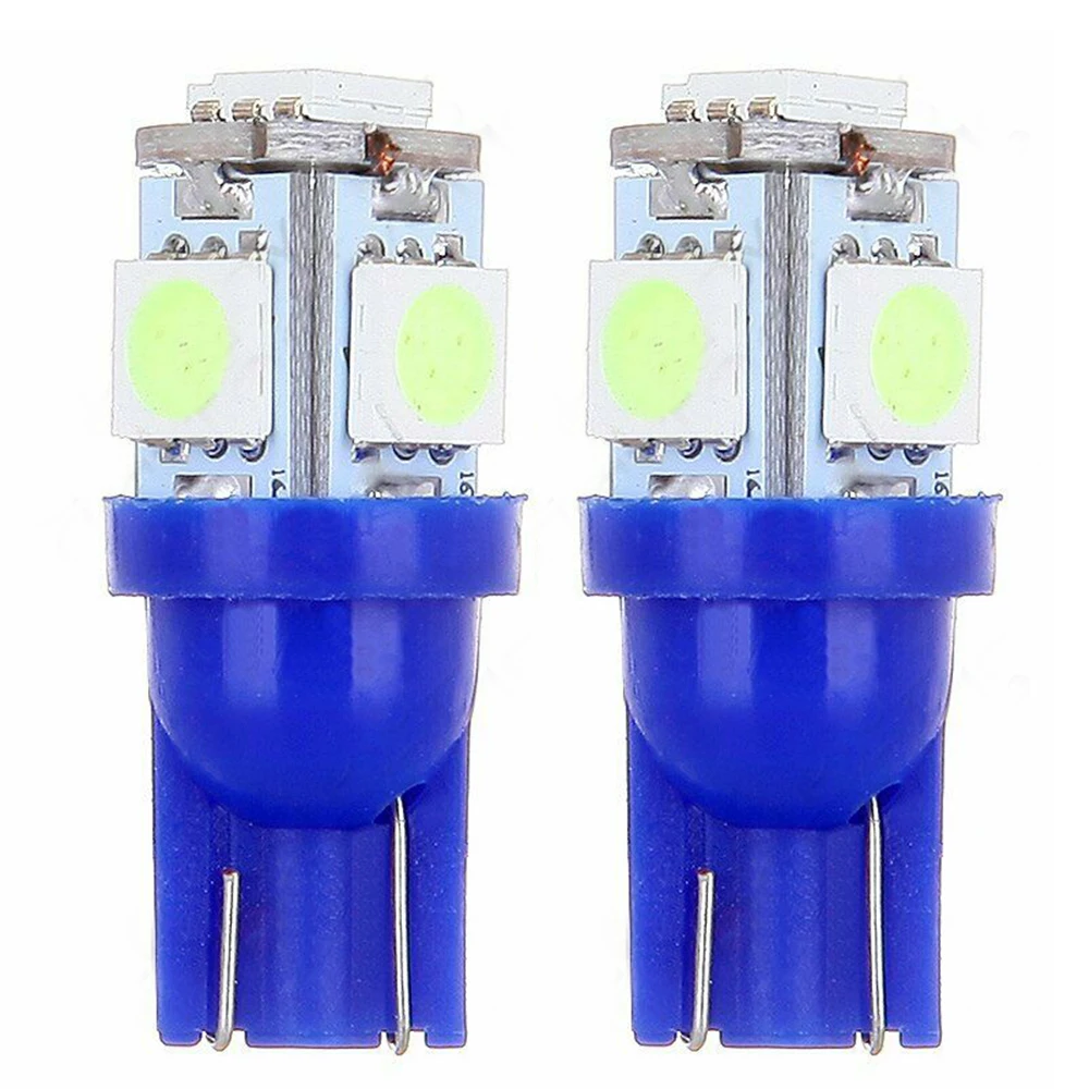 

Светодиодные лампы T10 194 168 2825 14 мм x 28 мм 5050 SMD, голубая лампа, супер яркие аксессуары для автомобиля