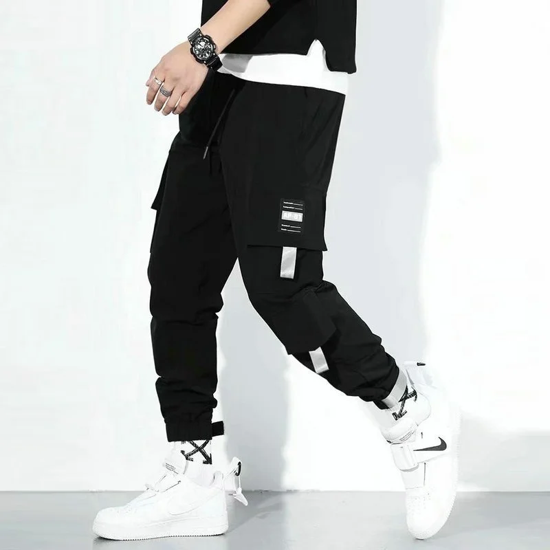 

2021 Spring and Summer New Men's Pocket Tooling Harem Pants Fashion Casual Sports Pants