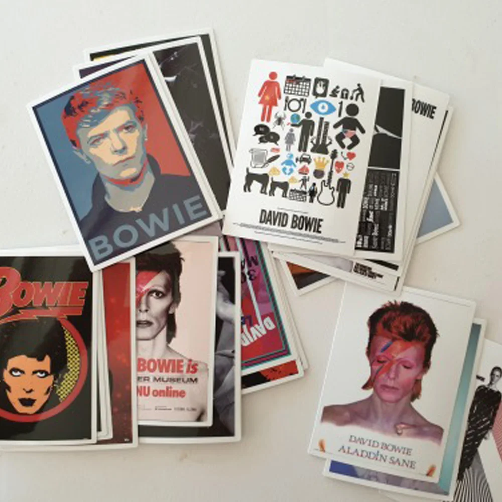 25 шт. рок певца Дэвида Боуи наклейки для ноутбука чемодан багажник автомобиля