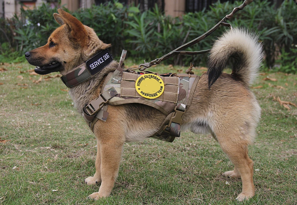 Военный Тактический ошейник для собак K9 рабочий большой ошейник для собак регулируемые ошейники для собак и кошек для маленьких и крупных собак тренировочные товары для домашних животных