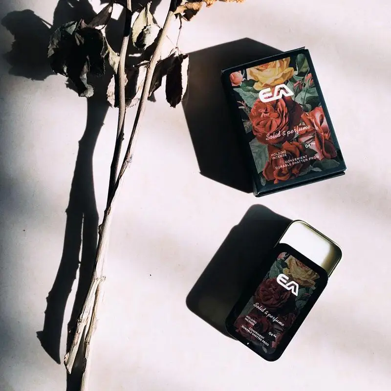 Твердый парфум портативный ароматизатор для женщин и мужчин твердый парфюм