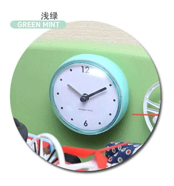 Настенные часы для йоги зала зеленого цвета современный дизайн кухонные тишина