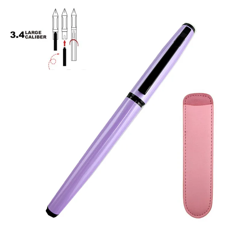 Новый роскошный 867 4 вида цветов перьевая ручка ультратонкая 0 38 перо красивая