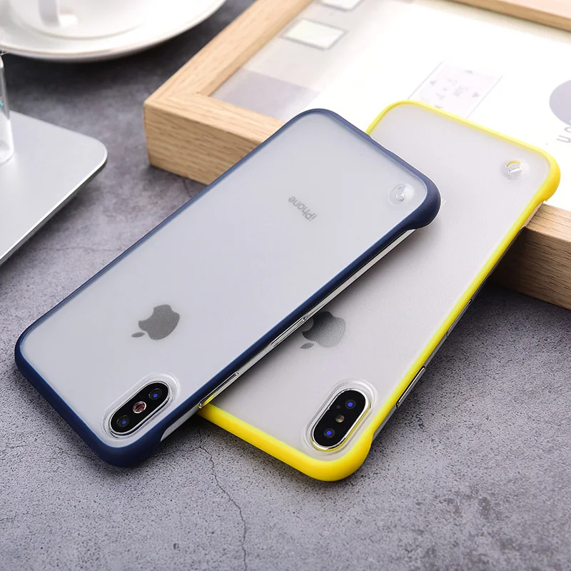 Ультратонкий Прозрачный матовый чехол для iPhone XS Max XR X 8 7 6 6s Plus Мягкий защитный из