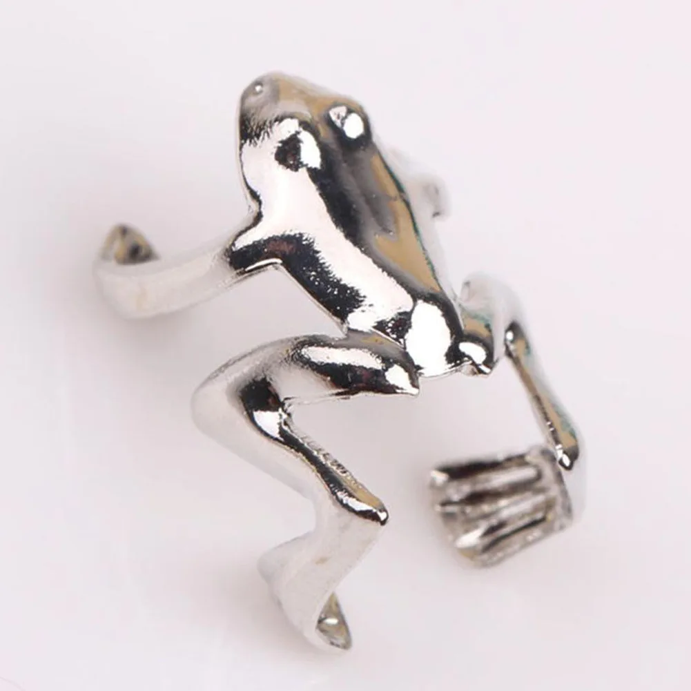 

2021 Fashion 1PC Frog Ear Cuffs Silver Plated Ear Cuff Clip Earring for Women Earcuff No Piercing Fake Cartilage Earring Jewelry
