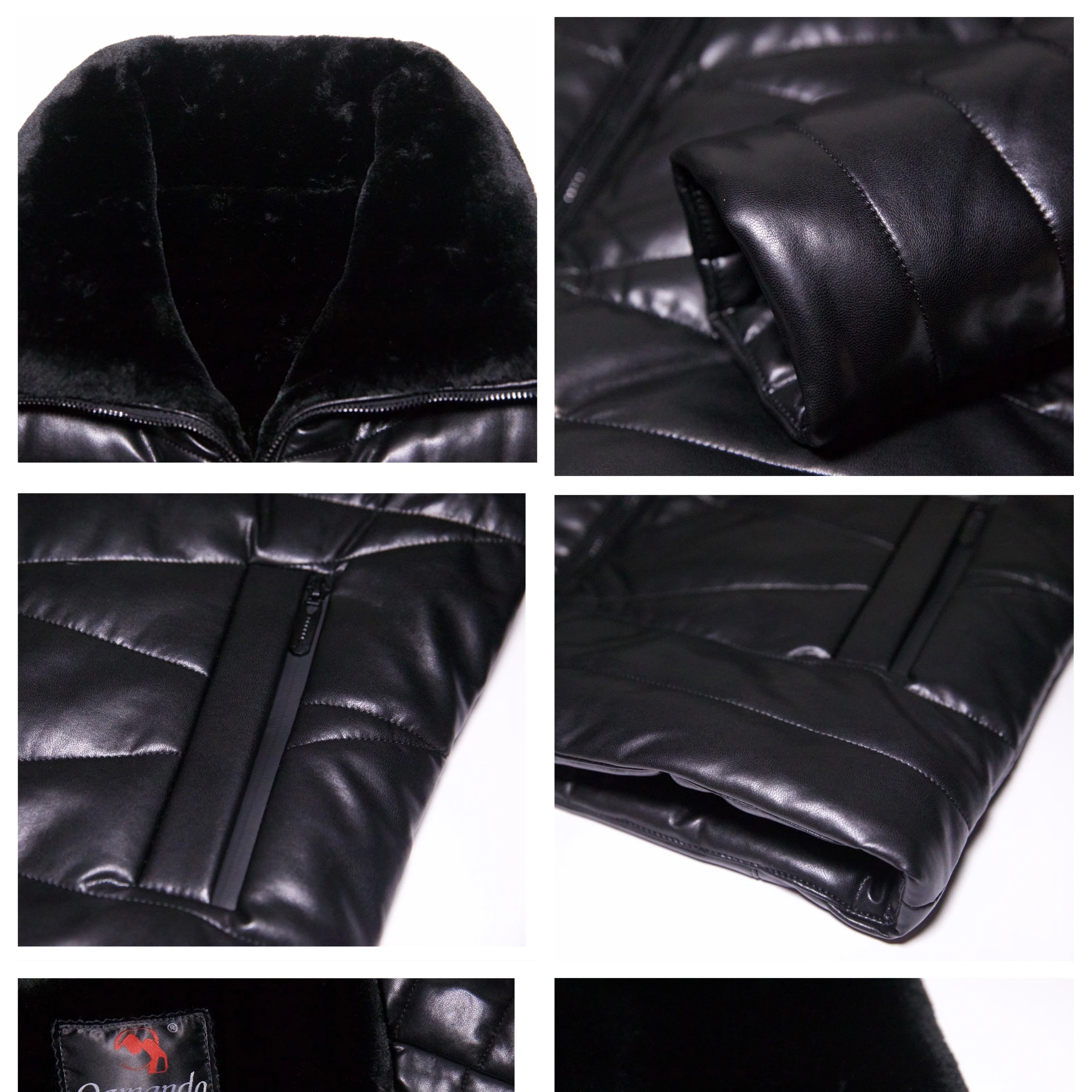 Новая кожаная одежда мужское кожаное пальто Мужская модная зимняя куртка