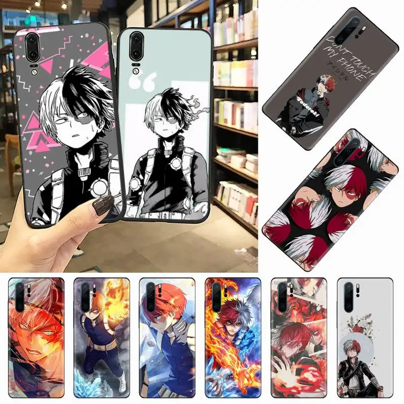

Shoto Todoroki anime Phone Case For Huawei honor Mate 10 20 30 40 i 9 8 pro x Lite P smart 2019 nova 5t