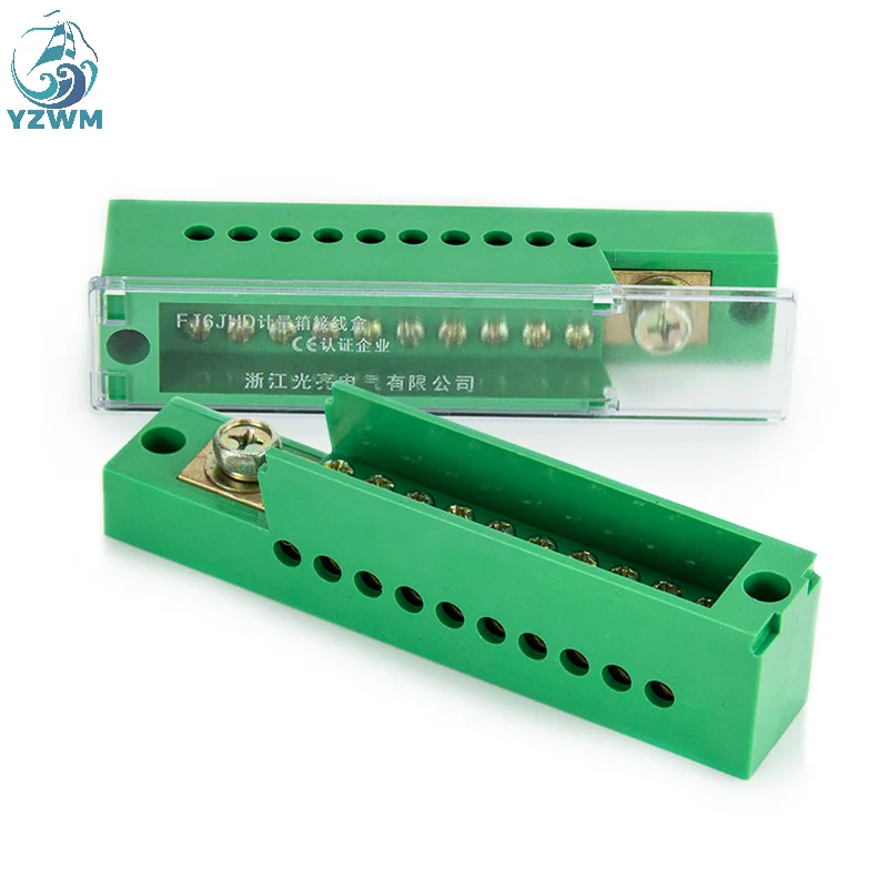 Однополюсная распределительная коробка один в десять Fj6 измерительная