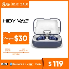HiBy WH2 Bluetooth 5.2 Wireless Single dynamic/Dual BA available Earphones Adjustable digital crossover IPX4 LDAC UAT