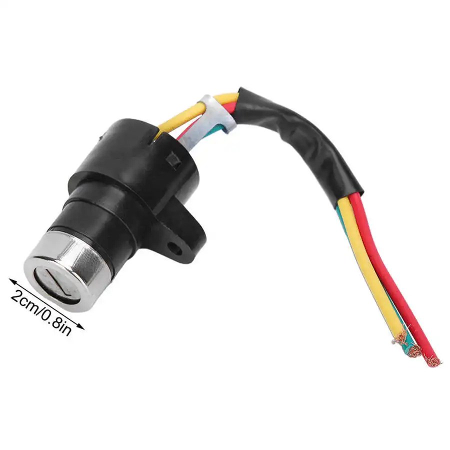 

5 Set Durable Electric Bicycle Electric Scooter Power Supply Lock Key Switch Electric Door Lock For Electric Scooter Accessory