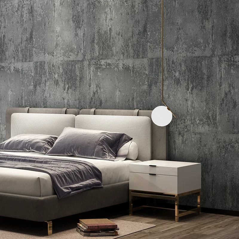 Ретро Ностальгический имитация железа лист промышленный стиль обои Бар Ресторан