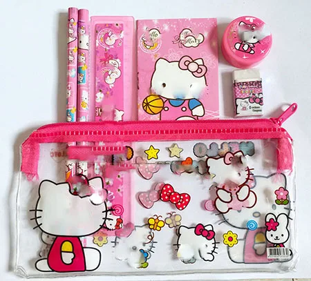 Чехол для карандашей 12 компл./лот Детские Стикеры милые Мультяшные школьные