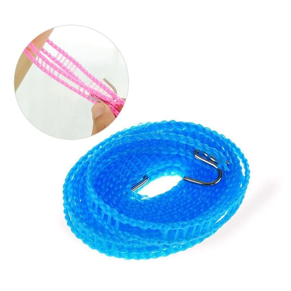 

Нескользящая ветрозащитная Веревка для белья, 5 м, для дома, путешествий, для улицы, легкая веревка для отеля, для домашнего использования