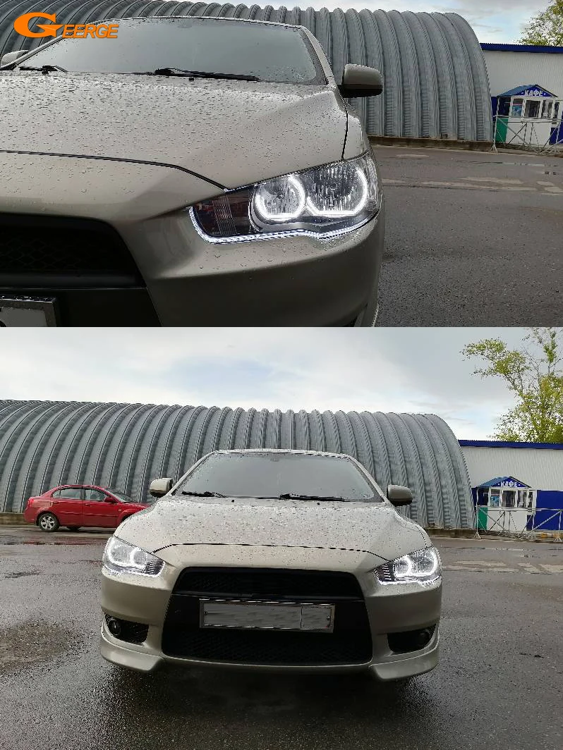 Набор Светодиодных Колец с ангельскими глазками для Mitsubishi Lancer 8 10 X EVO Galant Fortis Proton