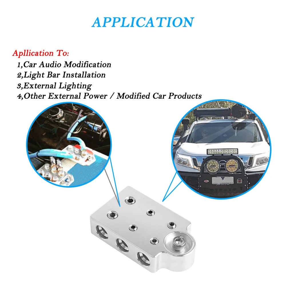 Комплект клемм автомобильного аккумулятора Fat для болтов M6 M8 XS Power Battery BOLT