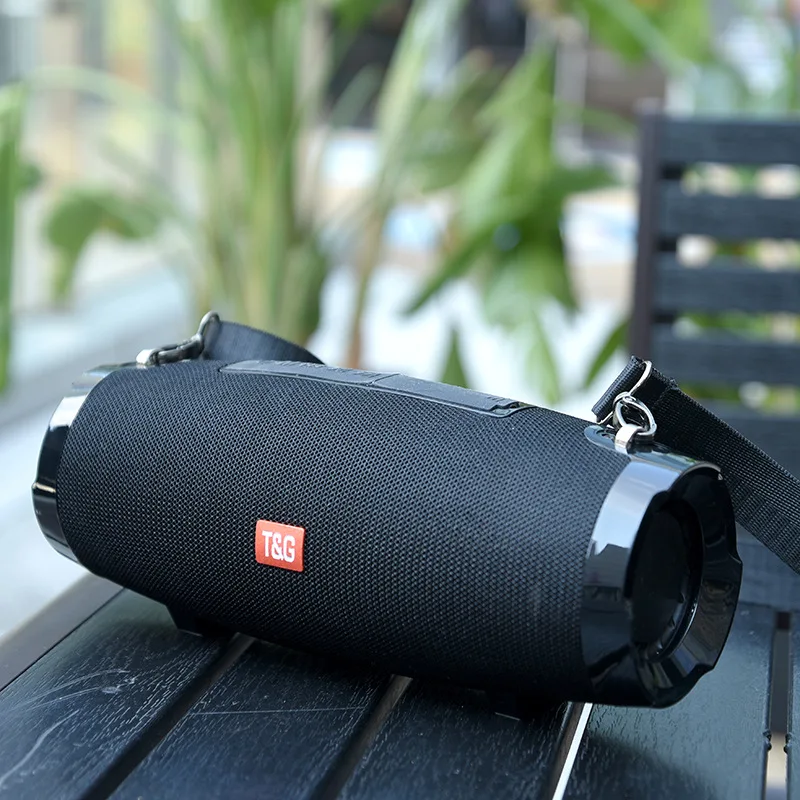 

TG504 Wireless Bluetooth Speaker Portable Column Outdoor Waterproof Speaker 20W with FM Stereo Music Surround Bass Subwoofer Box