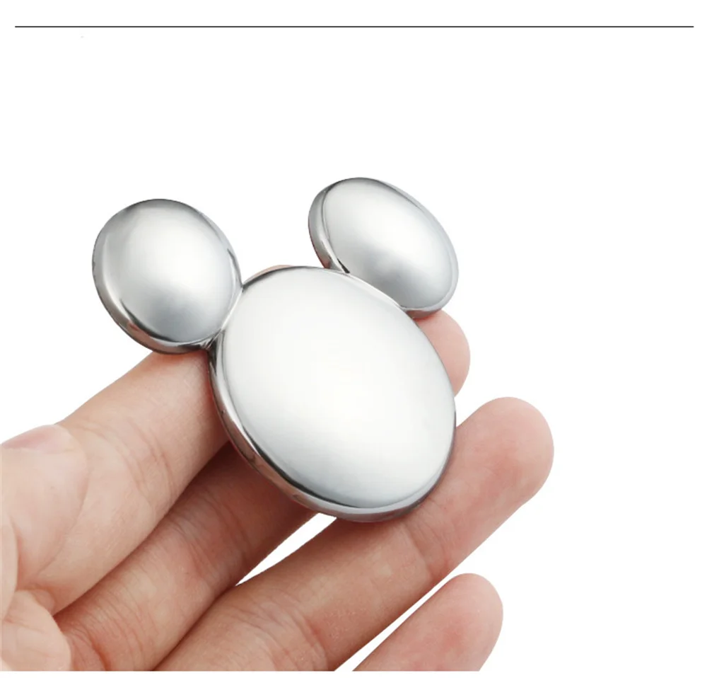 Металлические автомобильные наклейки VIP-Ear 3D стерео креативные с логотипом Микки