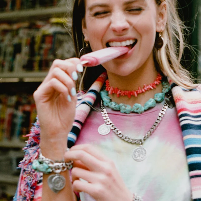 Ожерелье с бирюзовым натуральным жемчугом для женщин | Украшения и аксессуары