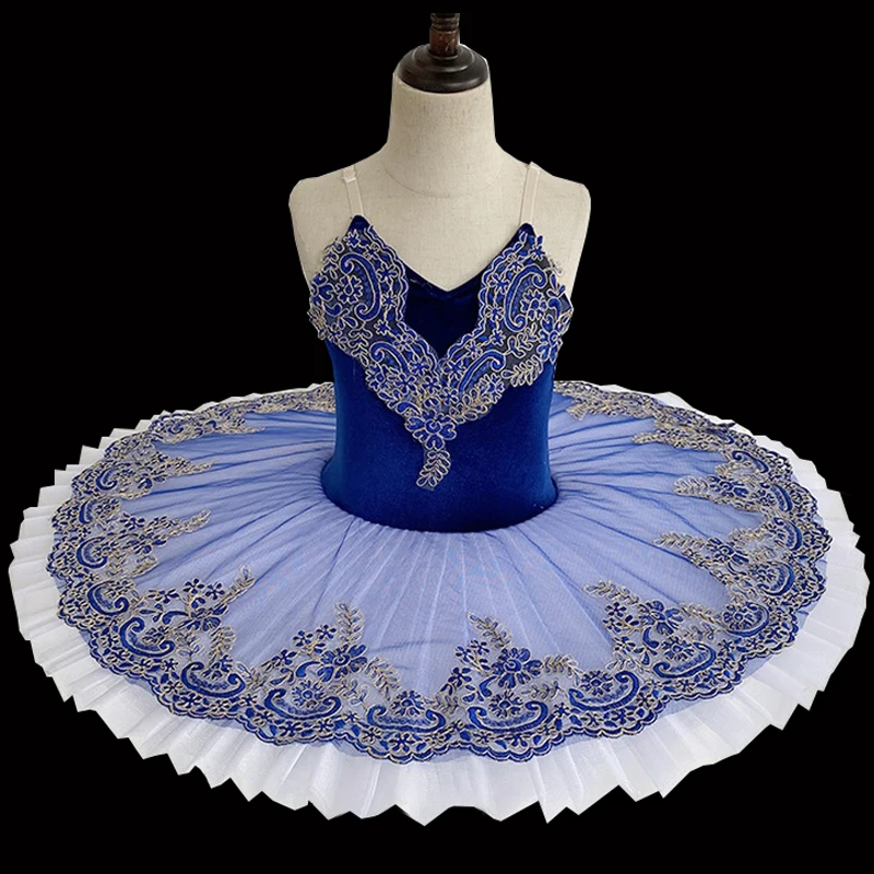 

professional ballet tutu kids child girls White flowers ballet dress for girls kids child ballerina dress kids dance costume