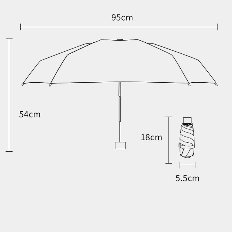 

Phone Size Mini Pocket Women's Umbrella Male Man Ultralight Rain Sun Umbrella Girls Anti UV Portable Folding Umbrella Parasol